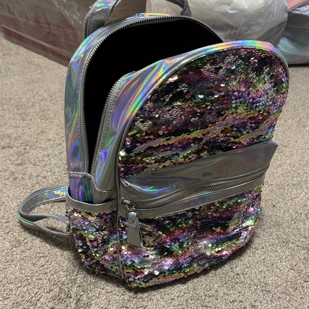 Holographic Sequin girls Backpack